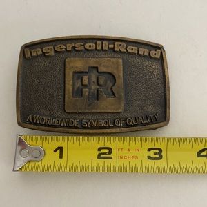 Vintage Men's belt buckle 1976 Ingersoll - Rand